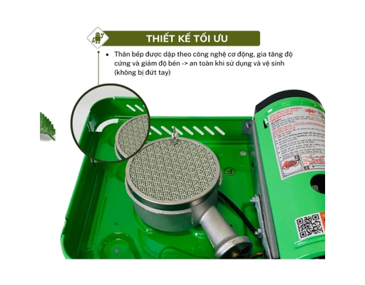Bếp Gas Mini NH-P2771PS Đầu Đốt Gốm Namilux ảnh 4