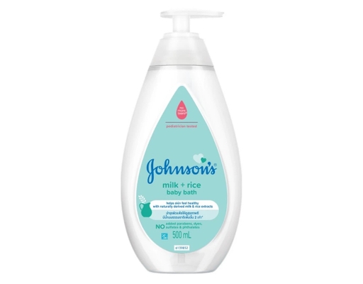Sữa Tắm Chứa Sữa Và Tinh Chất Gạo Milk And Rice Baby Bath 500ml Johnson's Baby ảnh 0