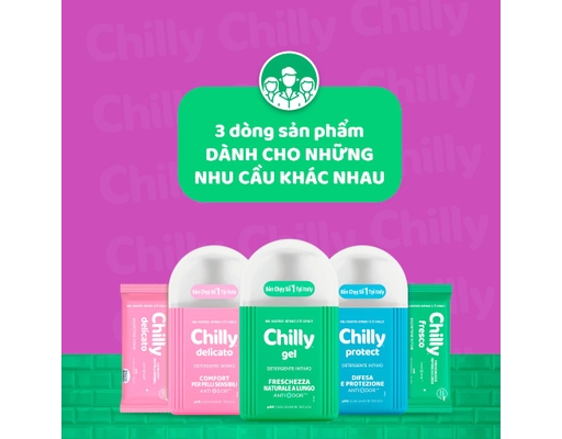 Dung Dịch Vệ Sinh Phụ Nữ Kháng Khuẩn Chilly Antibatterico 200ml