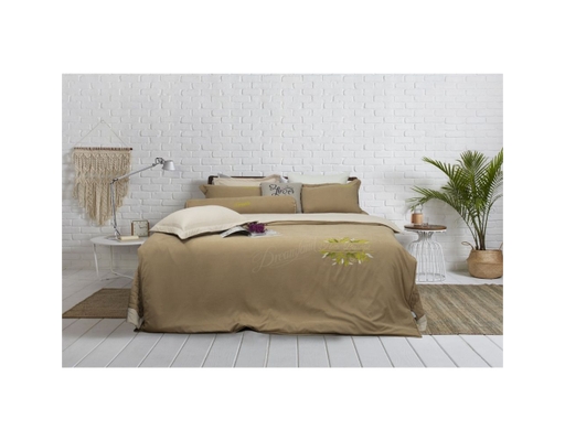 Bộ Ga Chun Chần Kèm Chăn Phong Cách Thêu 200x220cm Dreamland ảnh 0