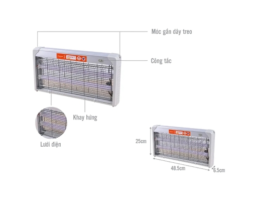 Đèn Bắt Muỗi ĐQ EML05L 5W Điện Quang ảnh 5