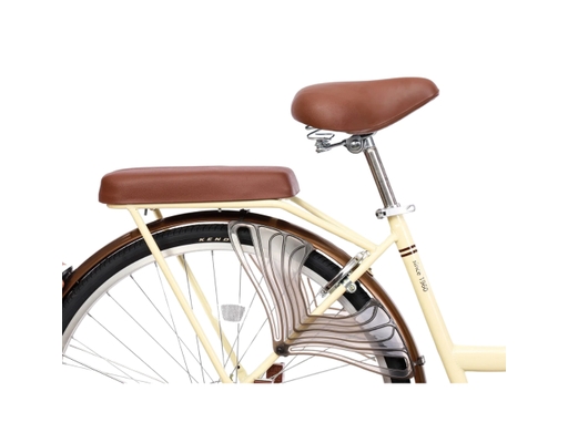 Xe Đạp Thành Phố Mini 24 Inch Autumn 24 Y23 Màu Kem Thống Nhất ảnh 3