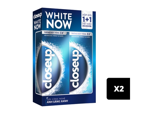 Bộ Đôi Kem Đánh Răng Khoáng Trắng Tự Nhiên 2 Tuýp x 100g Closeup ảnh 0