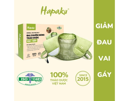 Hộp Quà Tặng Đai Chườm Thảo Dược HAPAKU ảnh 1