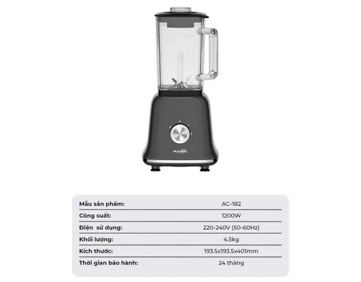 Máy Xay Sinh Tố ECO AC-182 Magic ảnh 4