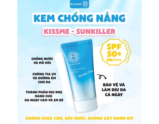 Chống Nắng Dưỡng Ẩm Da Perfect Water Esssence N SPF40+ PA++++ 50g Sunkiller ảnh 2