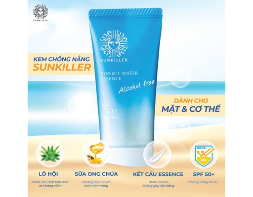 Chống Nắng Dưỡng Ẩm Da Perfect Water Esssence N SPF40+ PA++++ 50g Sunkiller ảnh 3