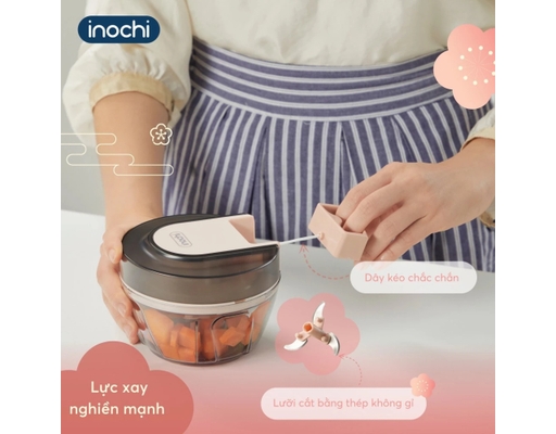 Dụng Cụ Xay Tỏi Ớt Yoko 400ml Inochi ảnh 7