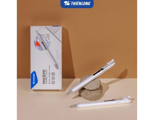 Bút Gel Hoshi Gel-048/HS Mực Đen Thiên Long ảnh 1