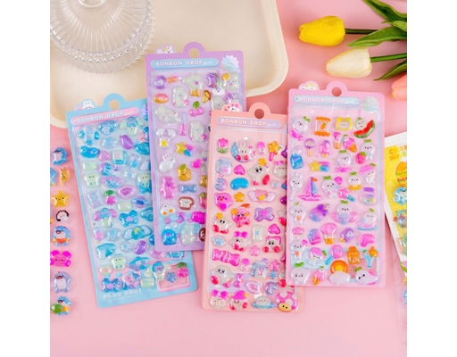 Sticker Nổi 3D Nhũ Lấp Lánh 0270 Sportslink ảnh 1