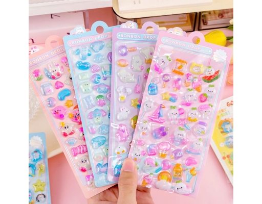 Sticker Nổi 3D Nhũ Lấp Lánh 0270 Sportslink ảnh 2