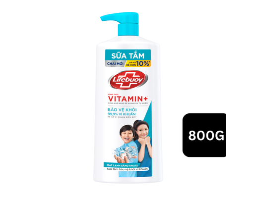 Sữa Tắm Mát Lạnh Sảng Khoái Diệt Khuẩn 800g Lifebuoy ảnh 0