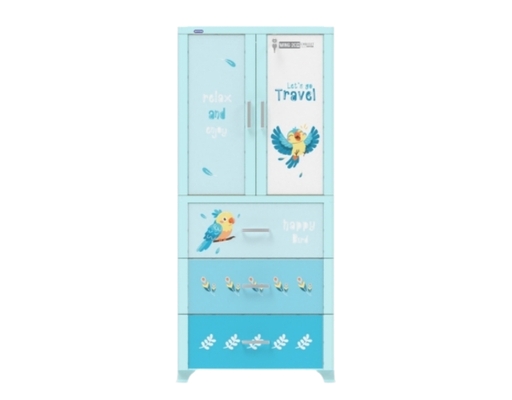 [Đặt Trước] Tủ Wing 2 Cánh 3 Ngăn 70x50x160cm (Note chọn mẫu) Duy Tân ảnh 0