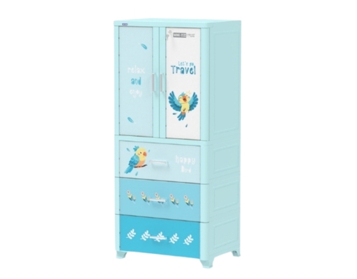 [Đặt Trước] Tủ Wing 2 Cánh 3 Ngăn 70x50x160cm (Note chọn mẫu) Duy Tân ảnh 1