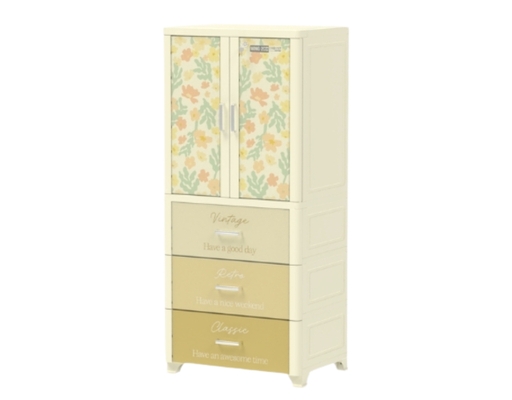 [Đặt Trước] Tủ Wing 2 Cánh 3 Ngăn 70x50x160cm (Note chọn mẫu) Duy Tân ảnh 5