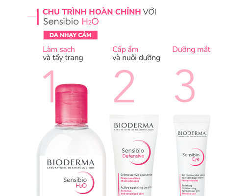 Nước Tẩy Trang Cho Da Nhạy Cảm Sensibio H2O 250ml BIODERMA ảnh 6