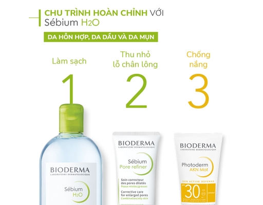 Nước Tẩy Trang Cho Da Dầu Sebium H2O 100ml BIODERMA ảnh 4