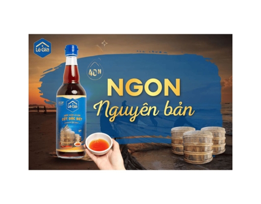 Nước Mắm 40 Độ Đạm 525ml Lê Gia ảnh 2