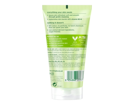 Gel Rửa Mặt Giúp Da Sạch Thoáng Refreshing Facial Wash Gel 150ml Simple ảnh 1