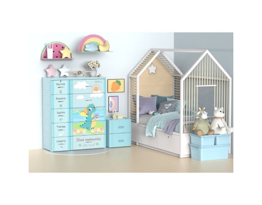 [Đặt Trước] Tủ Shino 5 Tầng 105x48x130cm (Note chọn mẫu) Duy Tân ảnh 10