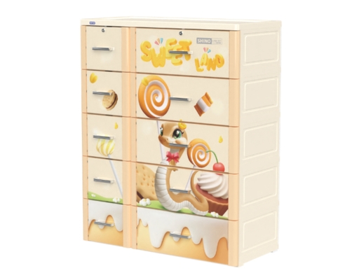 [Đặt Trước] Tủ Shino 5 Tầng 105x48x130cm (Note chọn mẫu) Duy Tân ảnh 7