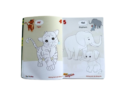 Tập Tô Màu Thiên Long COB-C001 Những Loài Vật Đáng Yêu