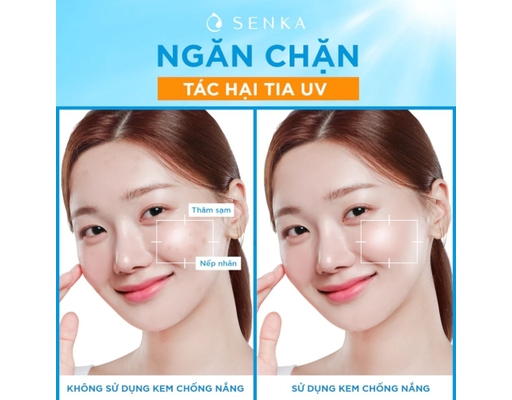 Sữa Chống Nắng Dịu Nhẹ Gentle Milk SPF50+PA++++ 40ml SENKA ảnh 12