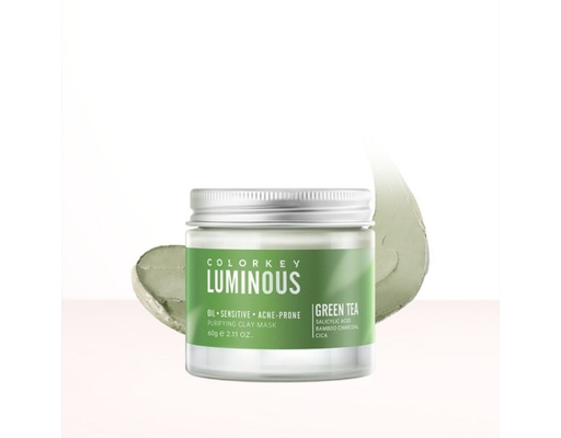 Mặt Nạ Đất Sét Làm Sáng Da Luminous Green Tea 60g COLORKEY ảnh 0