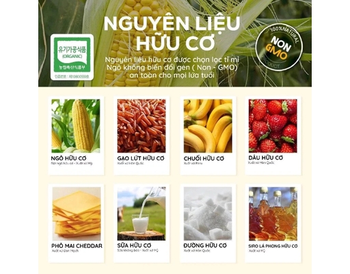 Bánh Bi Ăn Dặm Hữu Cơ Vị Dâu Cho Bé Từ 6 Tháng 25g Mom's Choice ảnh 4
