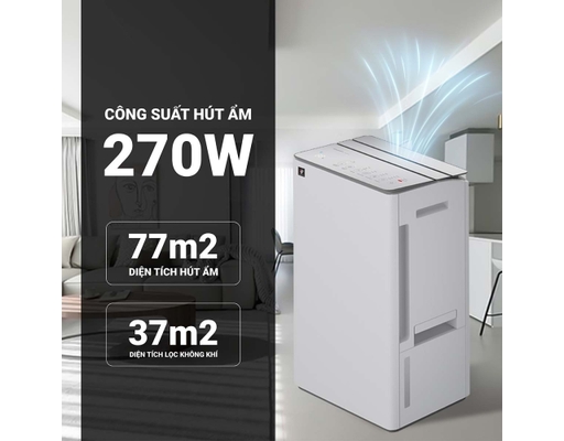 [Đặt Trước] Máy Lọc Không Khí Và Hút Ẩm DW-T30FV-W Sharp ảnh 3
