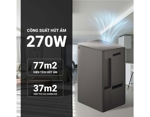 [Đặt Trước] Máy Lọc Không Khí Và Hút Ẩm DW-T30FV-H Sharp ảnh 3
