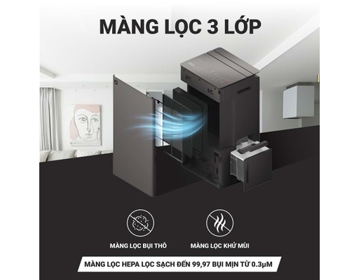 [Đặt Trước] Máy Lọc Không Khí Và Hút Ẩm DW-T30FV-H Sharp ảnh 4