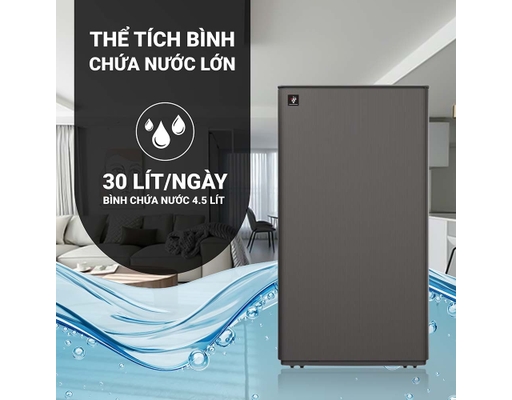 [Đặt Trước] Máy Lọc Không Khí Và Hút Ẩm DW-T30FV-H Sharp ảnh 5