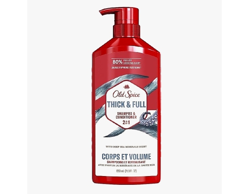 Dầu Gội Xả Cho Nam Hương Biển Sâu Tươi Mát 2in1 Thick & Full 650ml Old Spice ảnh 0