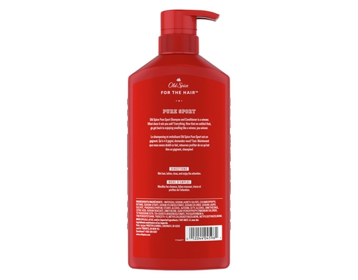 Dầu Gội Xả Cho Nam Hương Cam Chanh Sảng Khoái 2in1 Pure Sport 650ml Old Spice ảnh 1