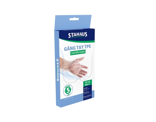 Găng Tay TPE 50 Chiếc/Hộp Size L Stahaus ảnh 1