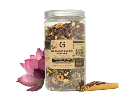 Trà Gạo Lứt Đậu Đen Vị Tim Sen 500g GUfoods ảnh 0