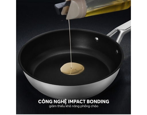 Chảo Chống Dính Inox 304 Impact Bonding EL-2459IC24 24cm Elmich ảnh 7