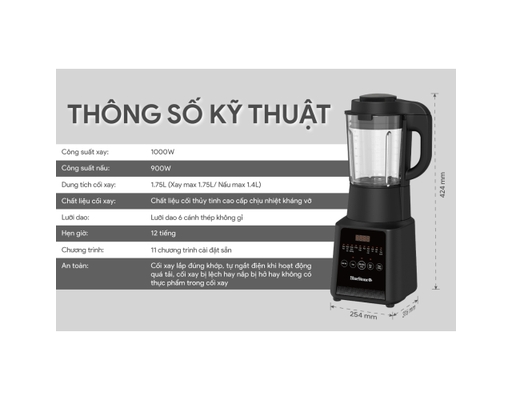 Máy Xay Đa Năng BLB-6036 BlueStone ảnh 9