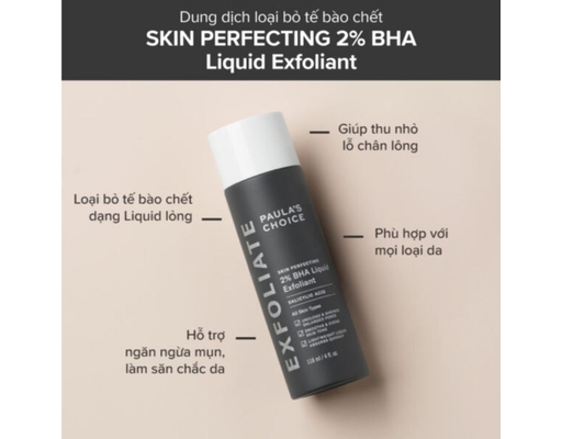 Dung Dịch Loại Bỏ Tế Bào Chết Skin Perfecting 2% BHA Liquid Exfoliant 188ml Paula's Choice ảnh 1