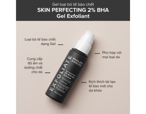 Gel Loại Bỏ Tế Bào Chết Skin Perfecting 2% BHA Gel Exfoliant 100ml Paula's Choice ảnh 1
