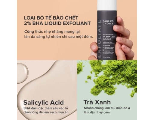 Dung Dịch Loại Bỏ Tế Bào Chết Skin Perfecting 2% BHA Liquid Exfoliant 30ml Paula's Choice ảnh 2