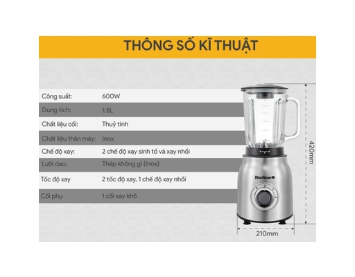 Máy Xay Sinh Tố BLB-5341 BlueStone ảnh 7