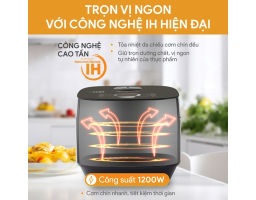 Nồi Cơm Điện Cao Tần RCB-5995 Dung Tích 1.5L BlueStone ảnh 5