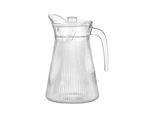 Bộ Bình Ly Thủy Tinh Sọc 5 Món Deli ảnh 1