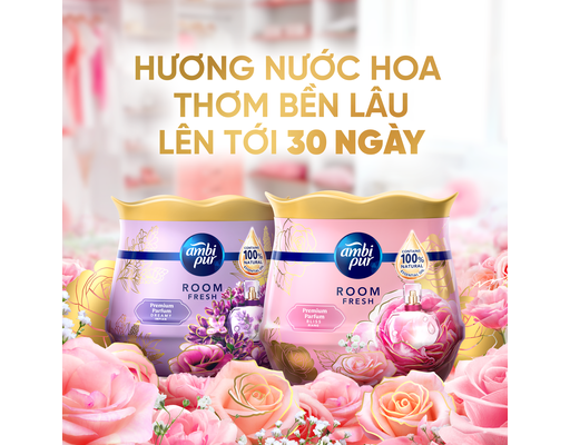 Sáp Thơm Hương Nước Hoa Mộng Mơ 180g Ambi Pur ảnh 6