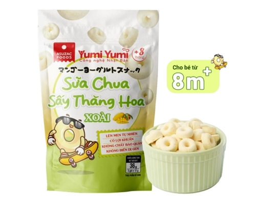 Sữa Chua Sấy Thăng Hoa Yumi Yumi Vị Xoài 36g Asuzac Foods ảnh 1