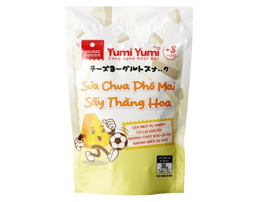 Sữa Chua Sấy Thăng Hoa Yumi Yumi Vị Phô Mai 36g Asuzac Foods ảnh 0