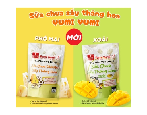 Sữa Chua Sấy Thăng Hoa Yumi Yumi Vị Phô Mai 36g Asuzac Foods ảnh 3