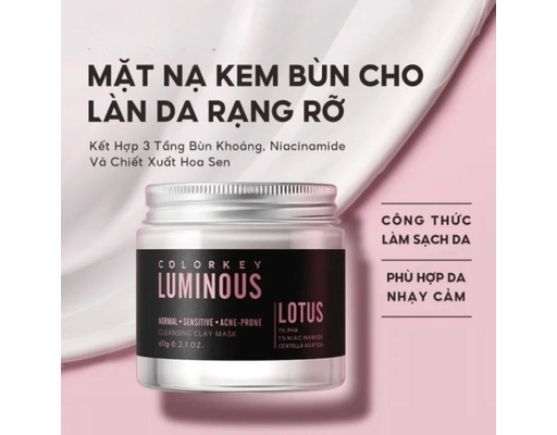 Mặt Nạ Bùn Khoáng Luminous 60g COLORKEY ảnh 1